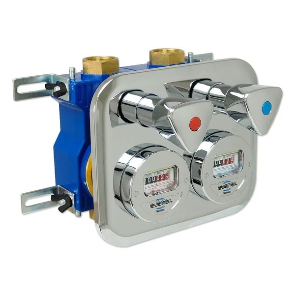 Wasserzähler-Montageblock ZENNER 2'' Komplett-Set 4-teilig - 5 % gespart